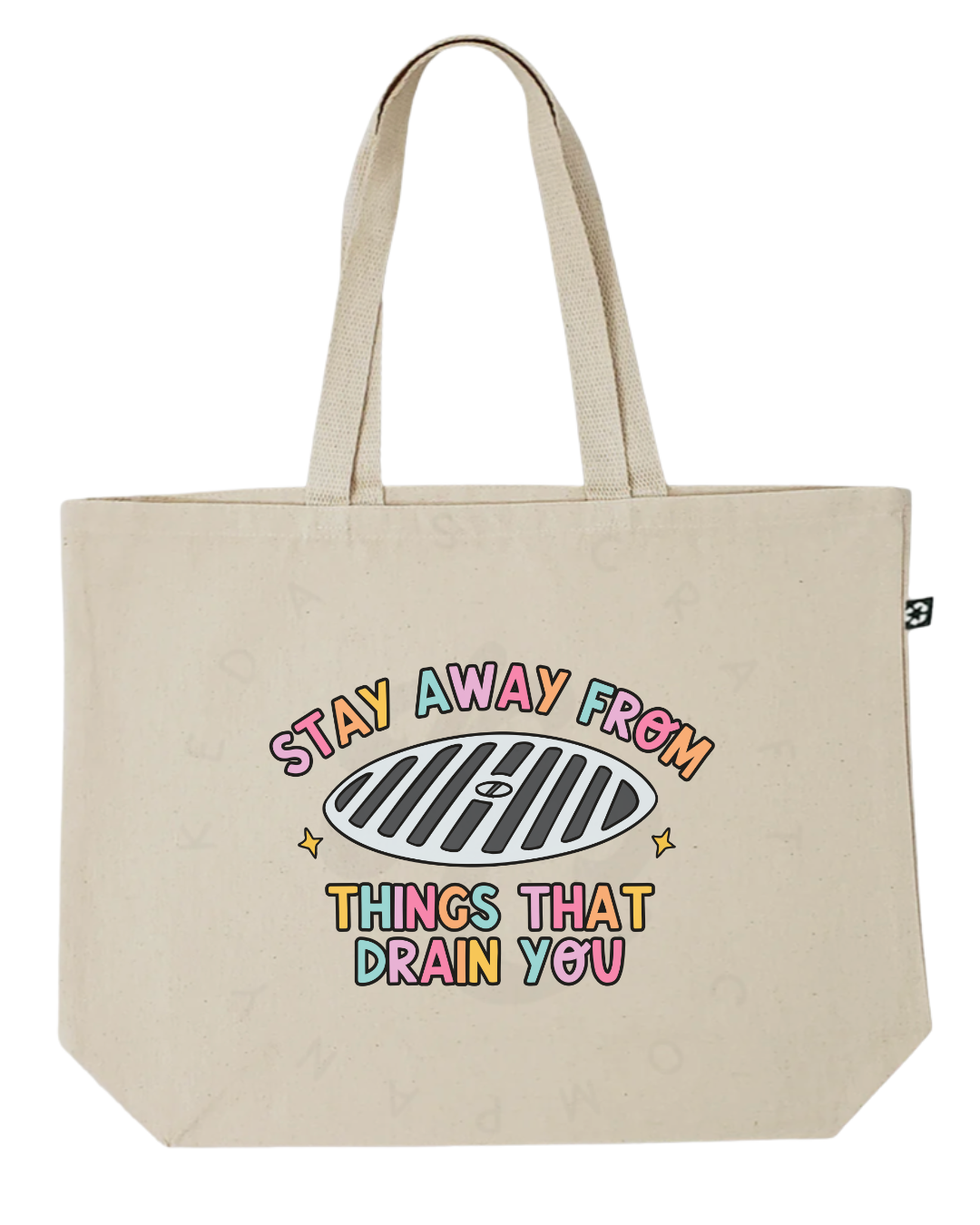 Things that drain you tote bag