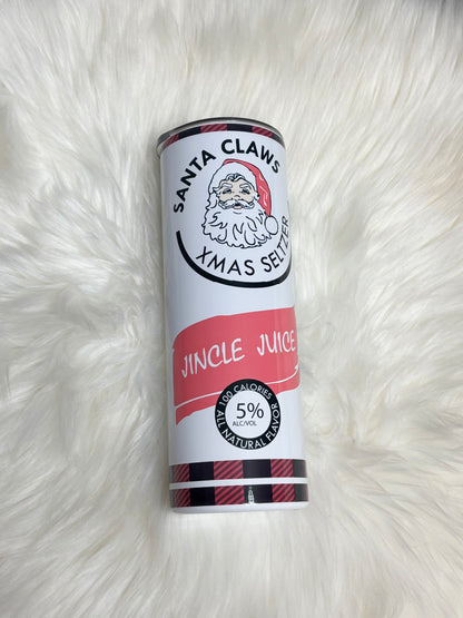 Santa seltzer 20oz tumbler