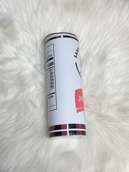 Santa seltzer 20oz tumbler