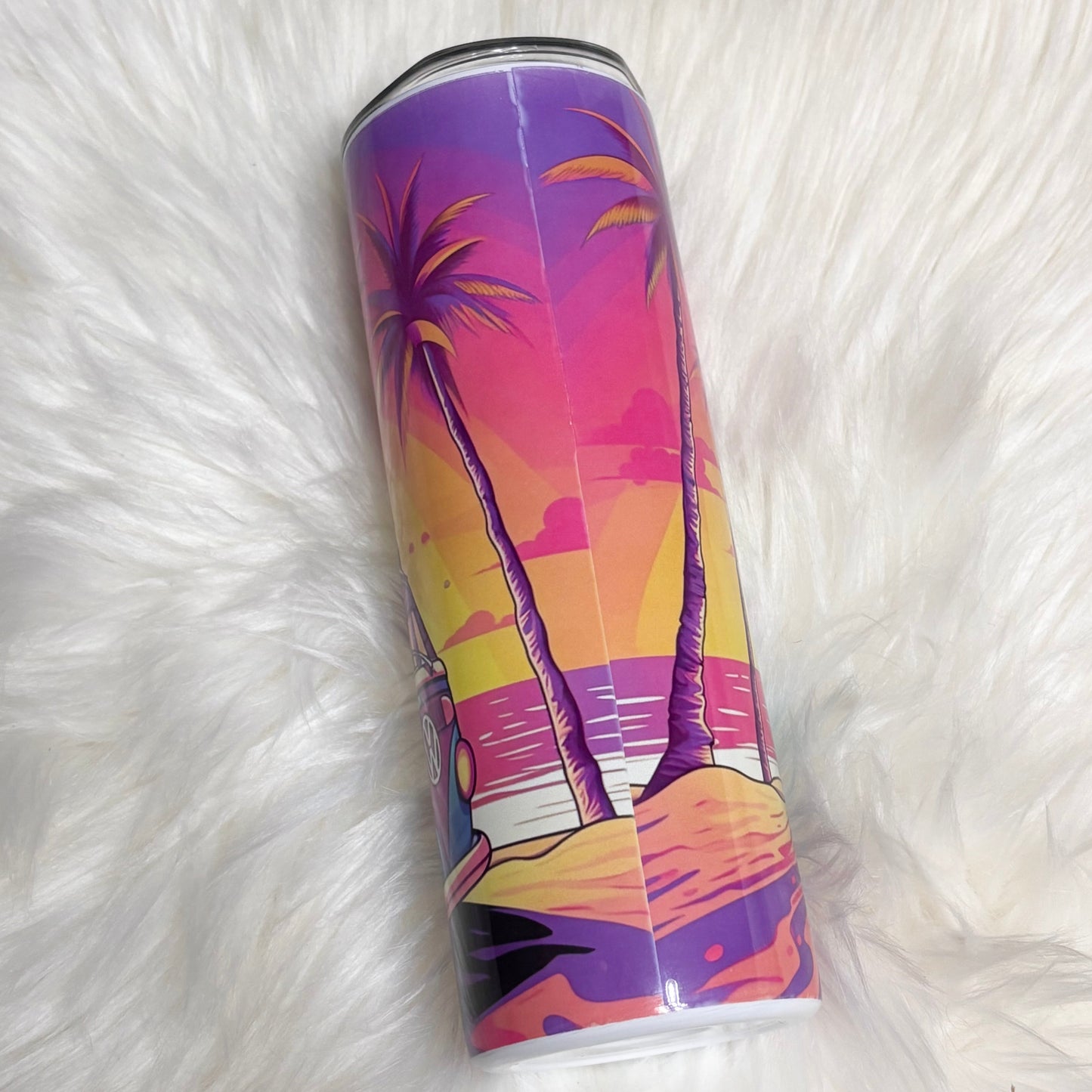 Neon sunset 20oz tumbler