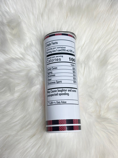 Santa seltzer 20oz tumbler