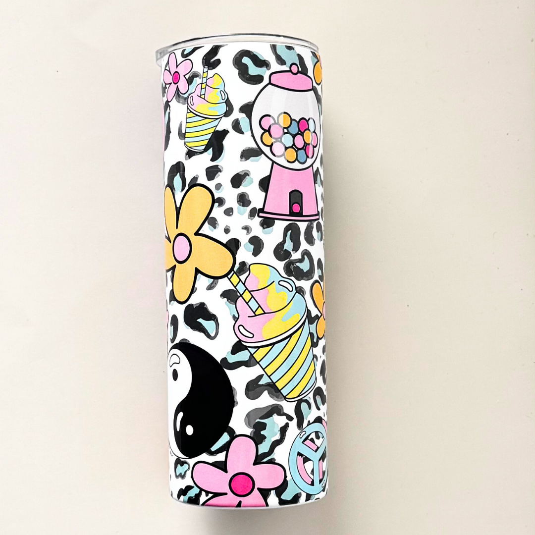 Groovy pop 20oz tumbler