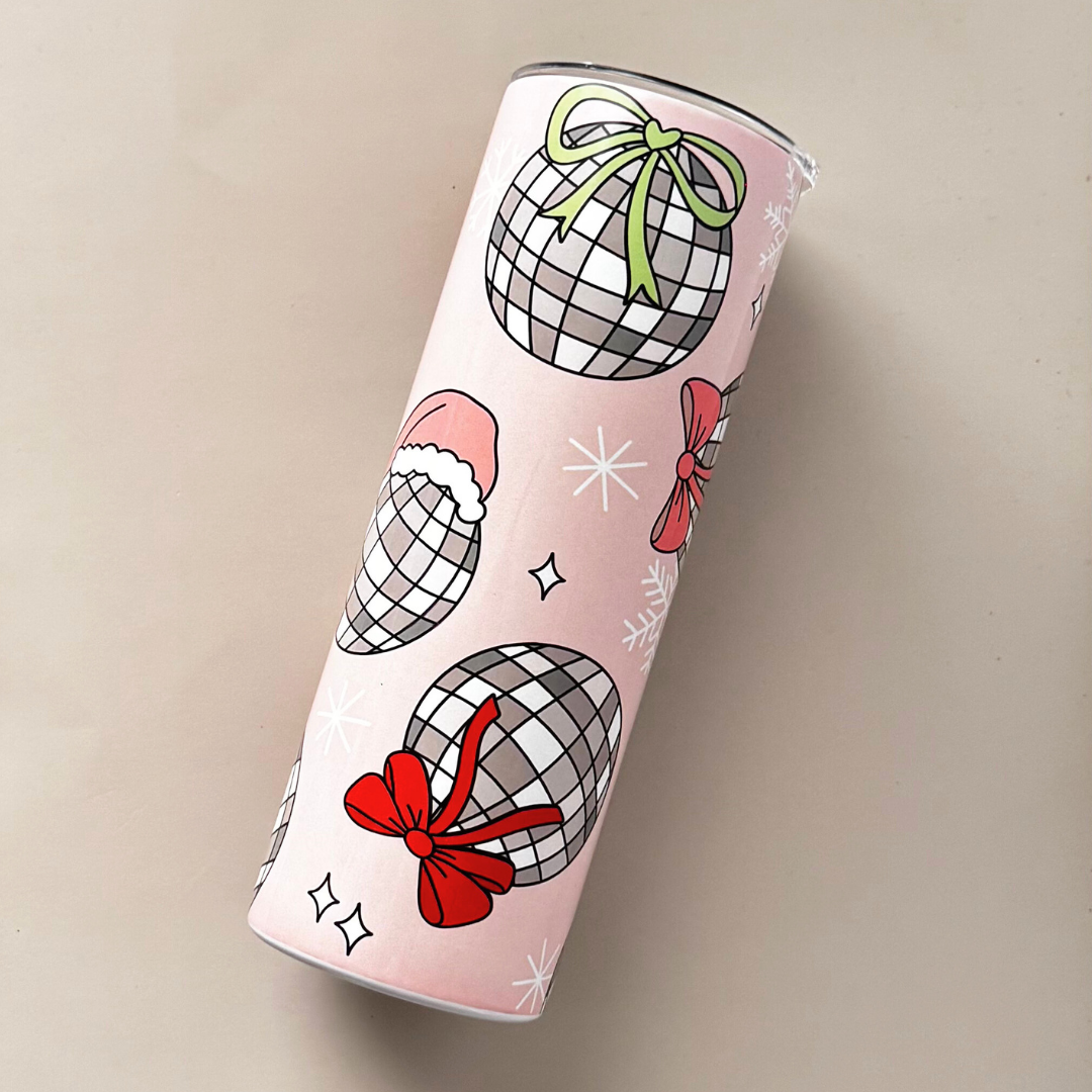 Christmas disco 20oz tumbler