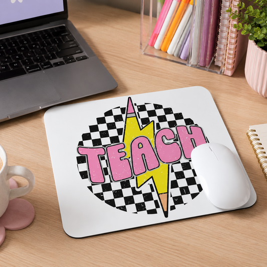 Teach retro lightning mousepad