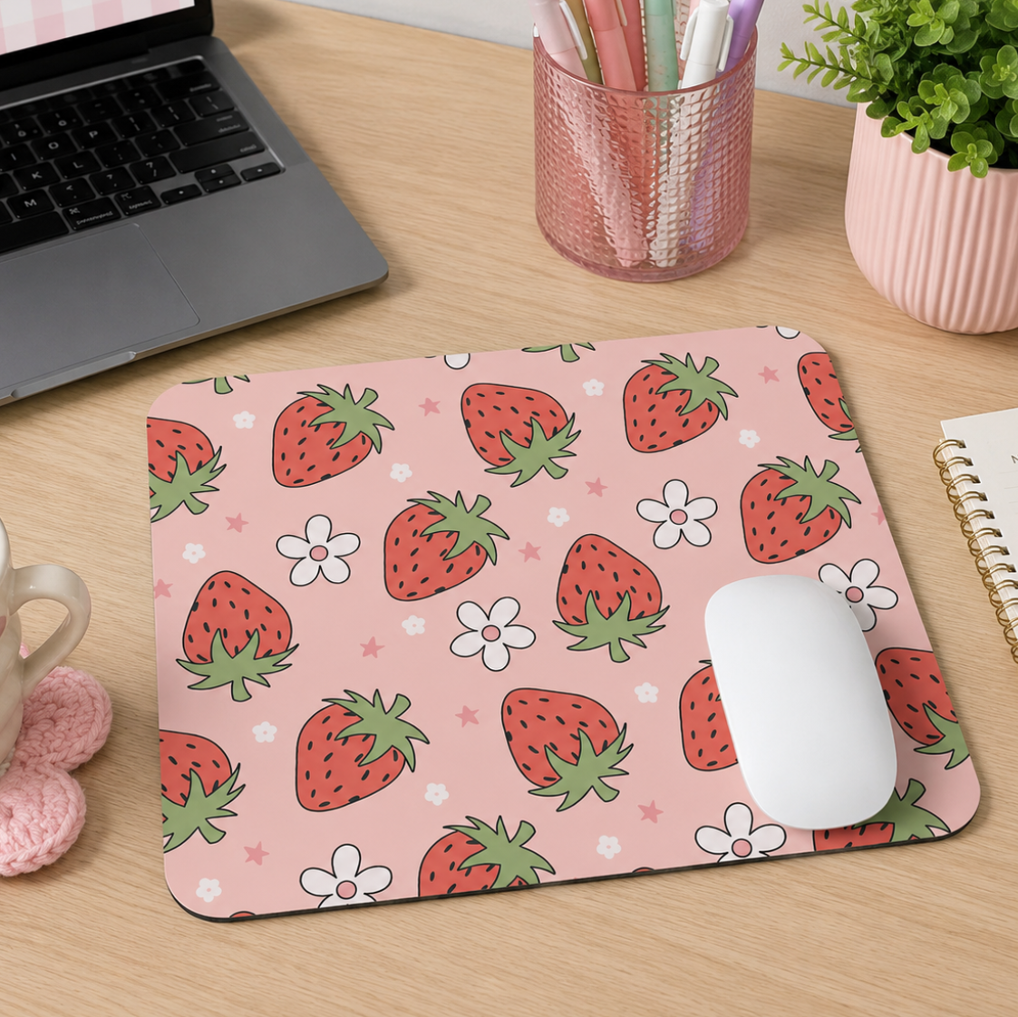 Strawberry field mousepad