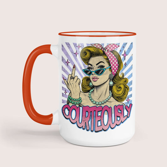 Courteously 15oz mug