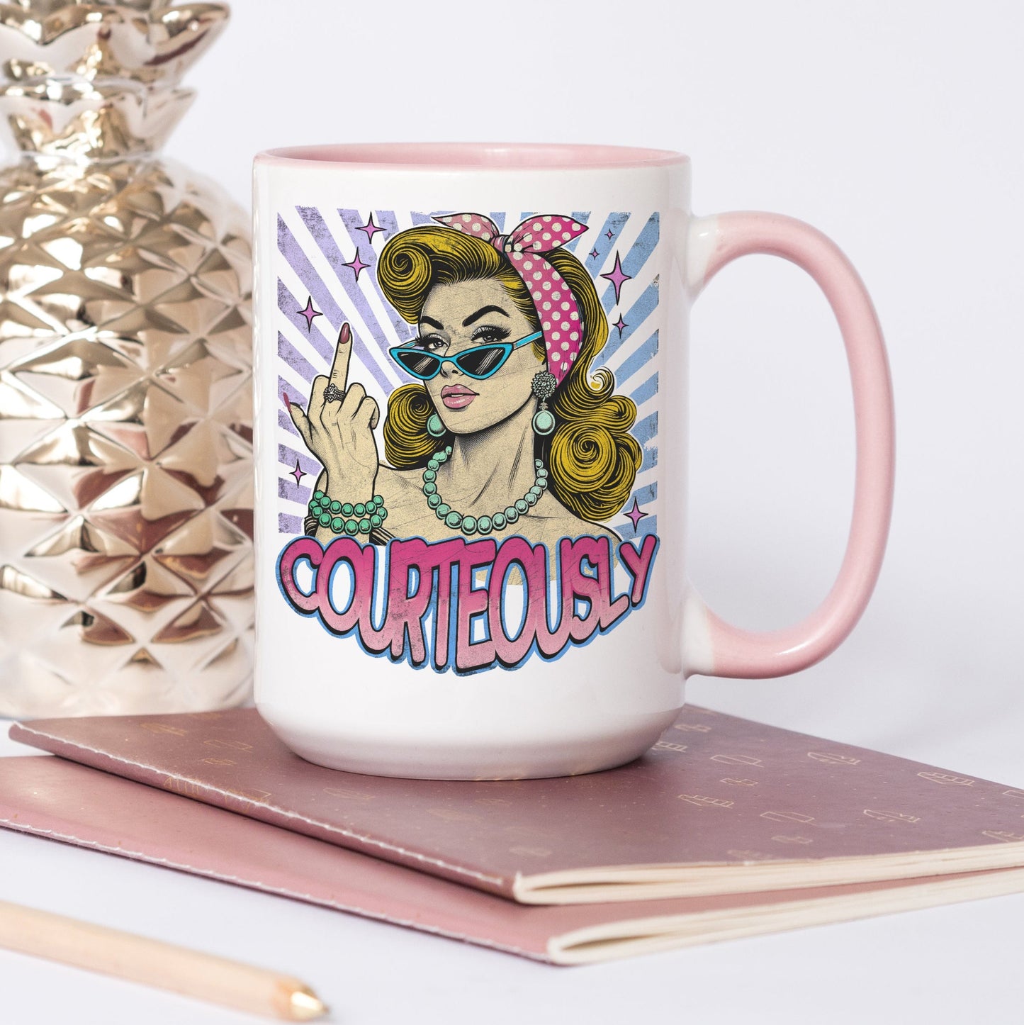 Courteously 15oz mug