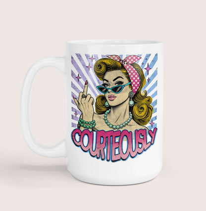 Courteously 15oz mug