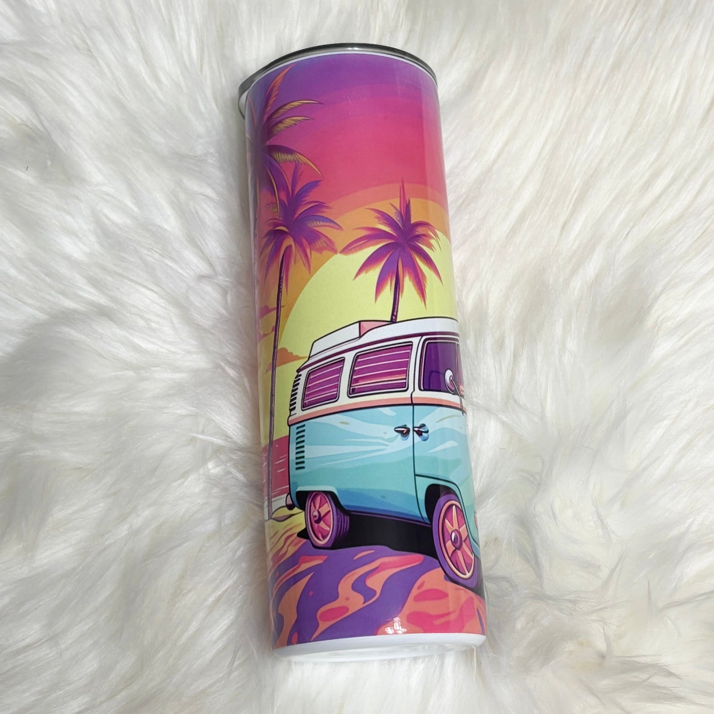 Neon sunset 20oz tumbler