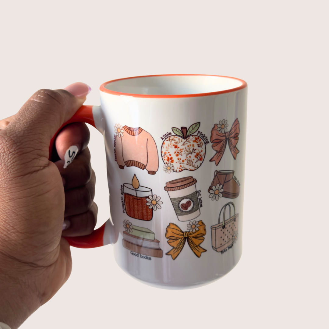 Fall aesthetic 15oz mug