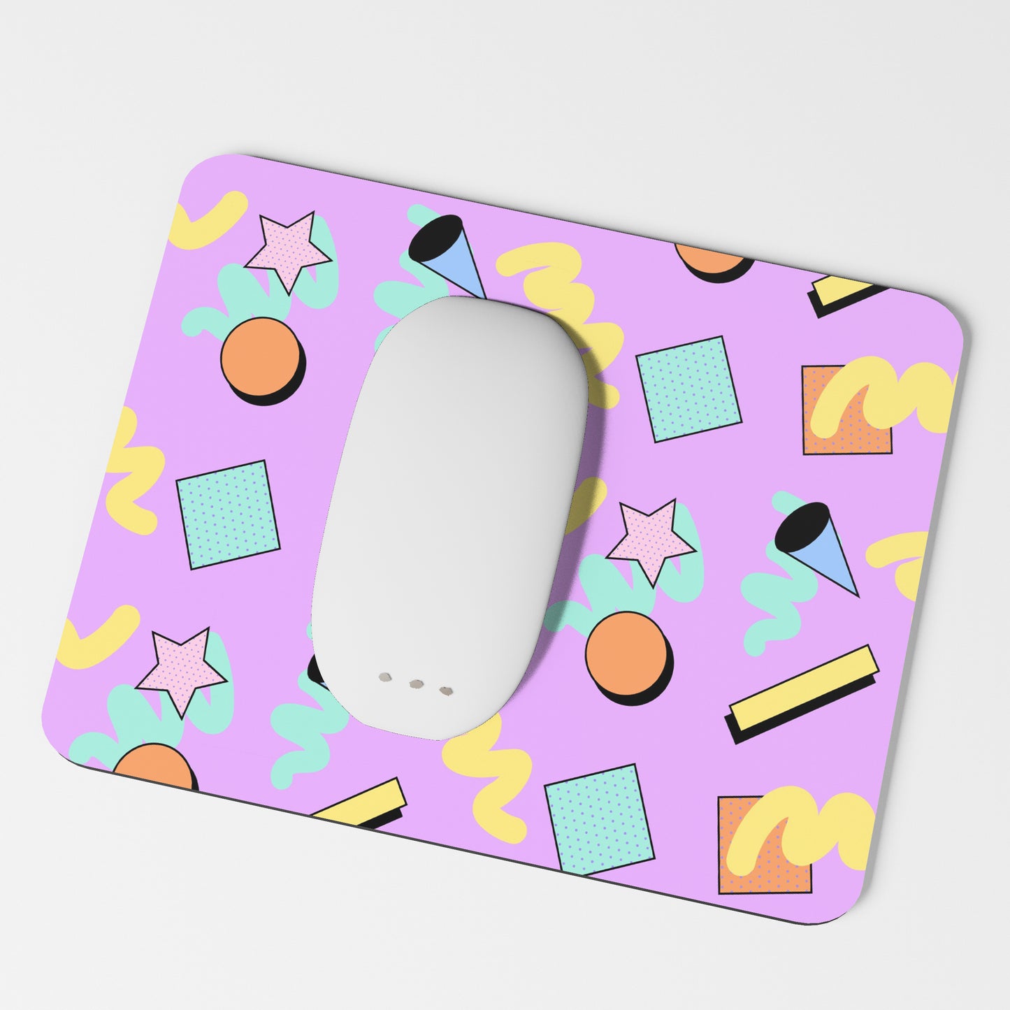 Geometric groove mousepad