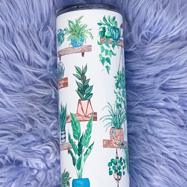 Crazy plant lady 20oz tumbler