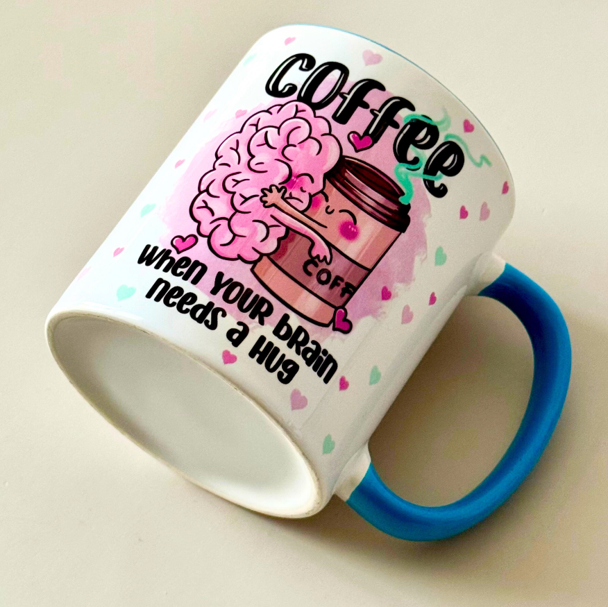 Coffee brain 11oz mug