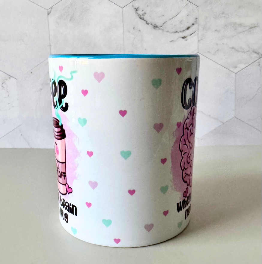 Coffee brain 11oz mug