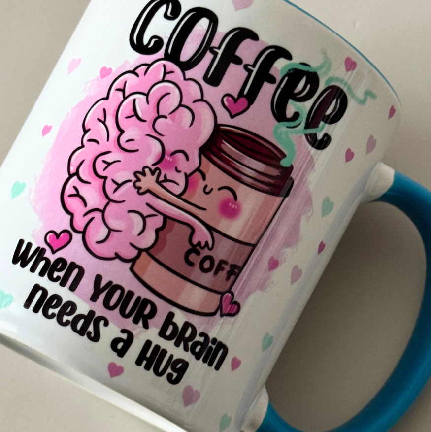 Coffee brain 11oz mug