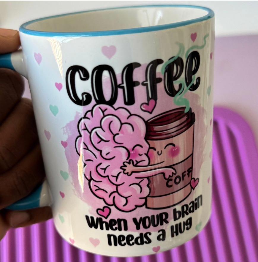 Coffee brain 11oz mug