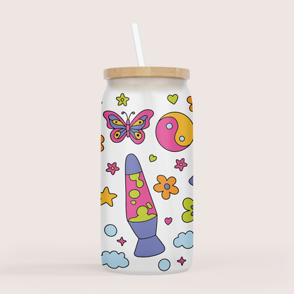 Y2K 16oz glass cup