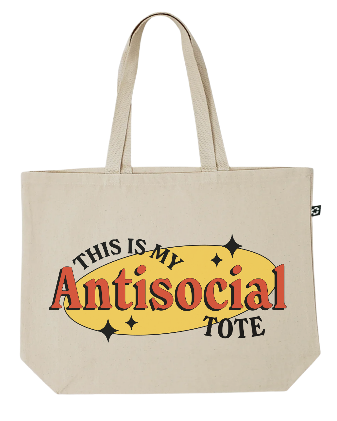 My antisocial tote bag