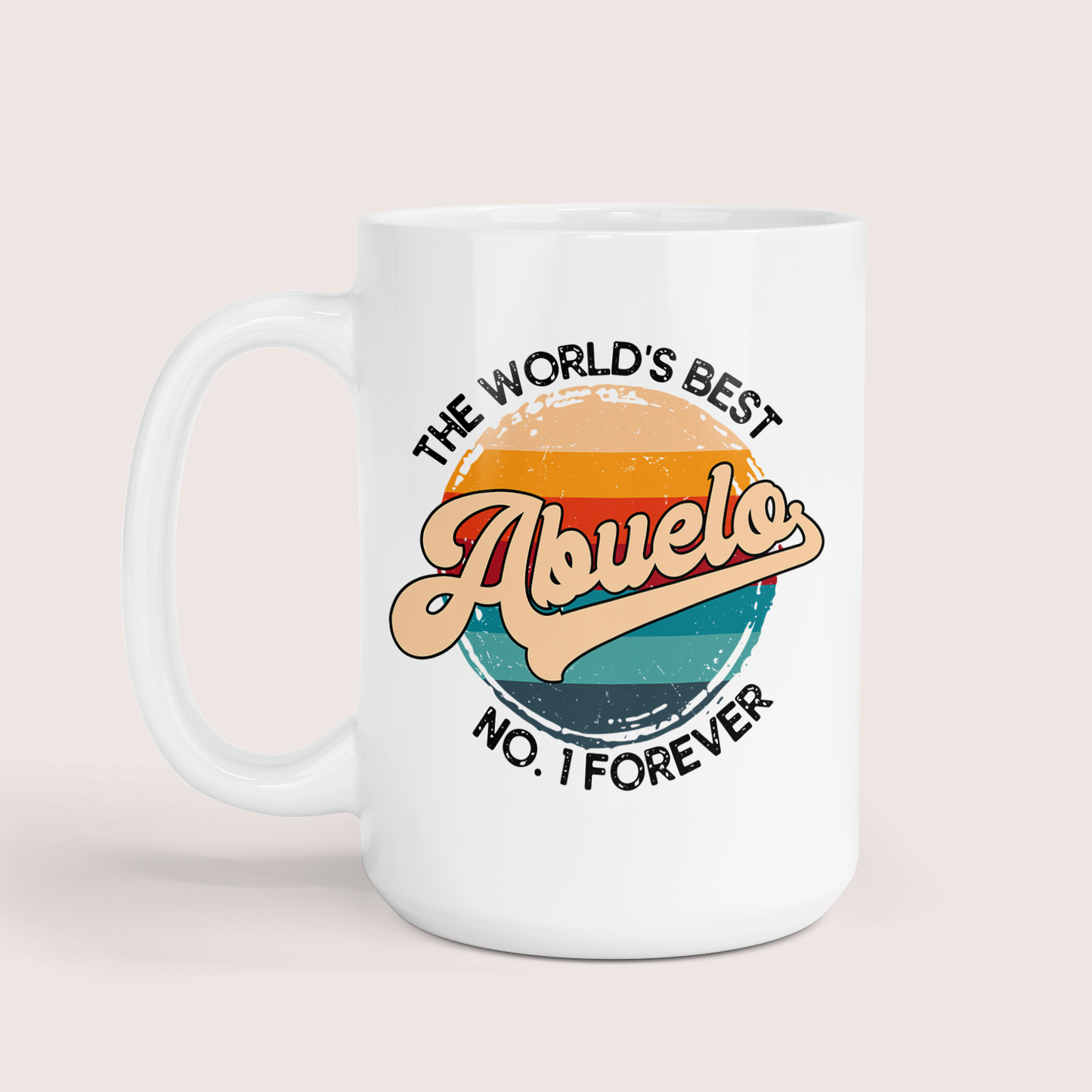 World's best collection retro mug | Dad, Papa, Grandpa & Abuelo 15oz Coffee Mug