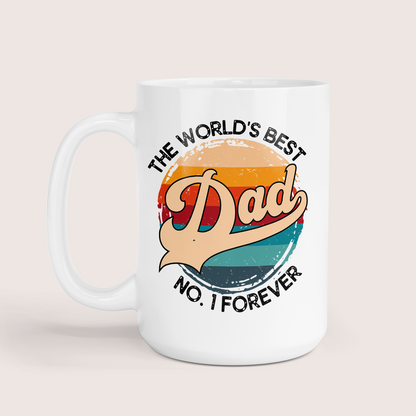 World's best collection retro mug | Dad, Papa, Grandpa & Abuelo 15oz Coffee Mug