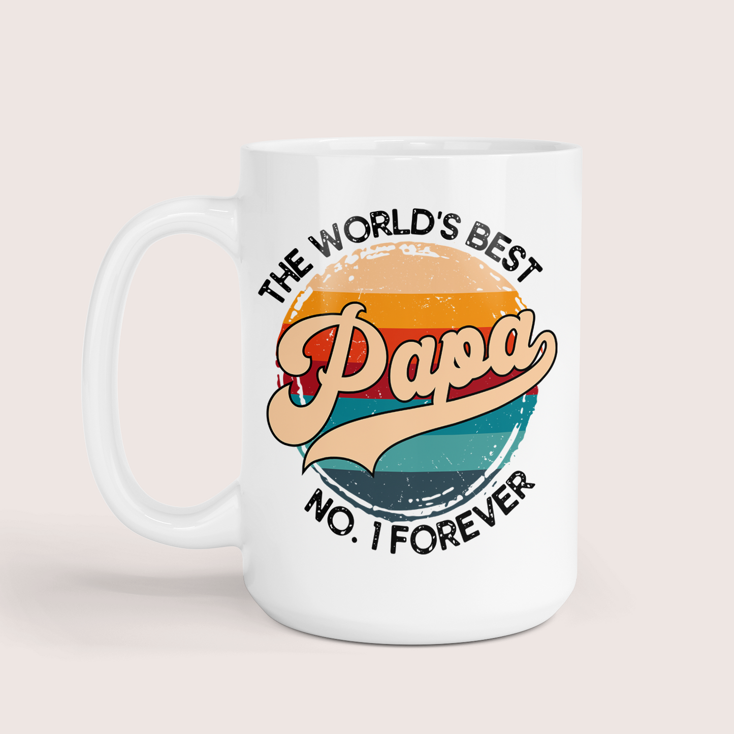 World's best collection retro mug | Dad, Papa, Grandpa & Abuelo 15oz Coffee Mug