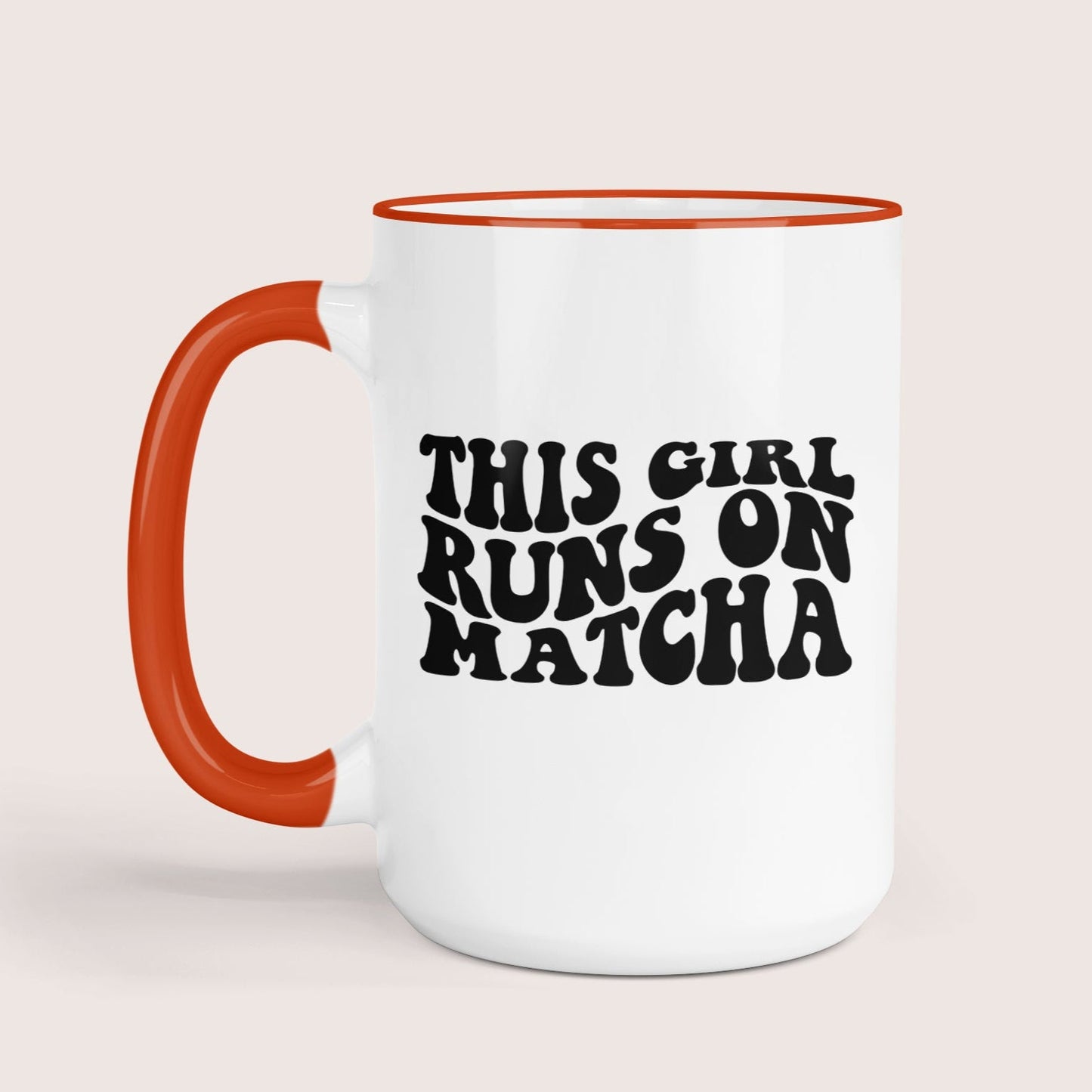 Runs on matcha 15oz mug