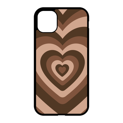 Groovy hearts iPhone case