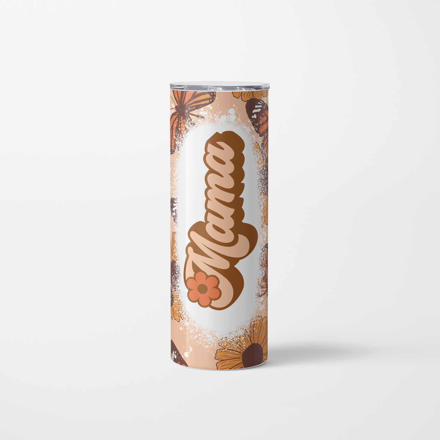 Retro mama floral 20oz tumbler