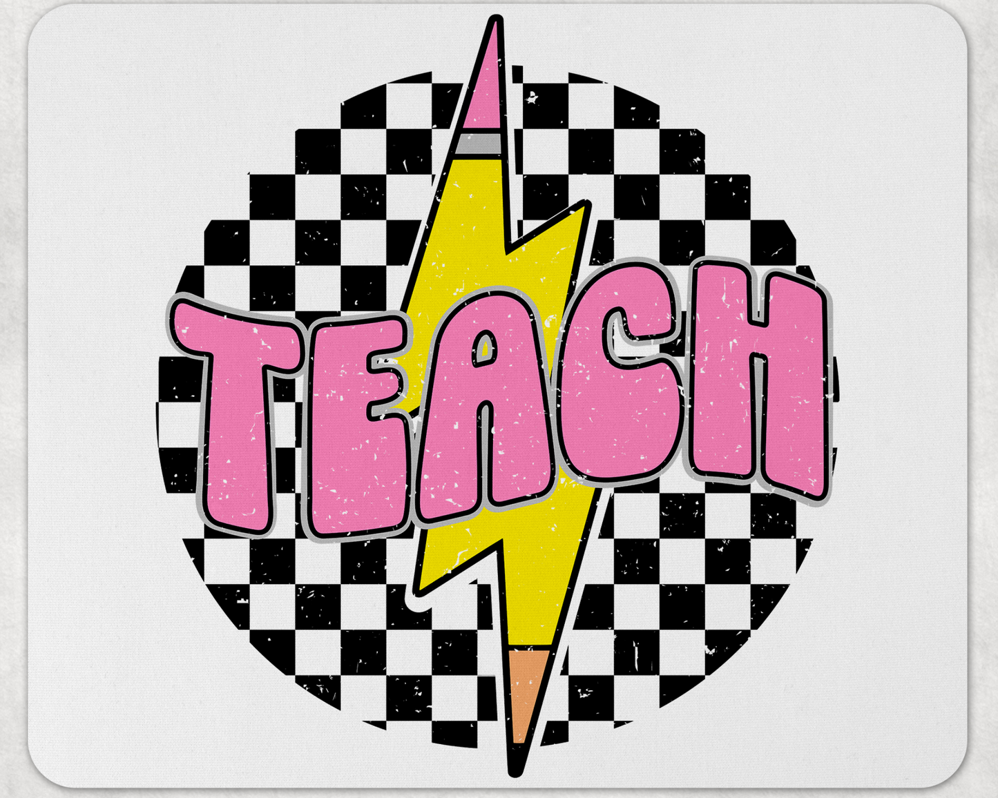 Teach retro lightning mousepad