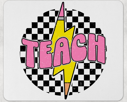 Teach retro lightning mousepad