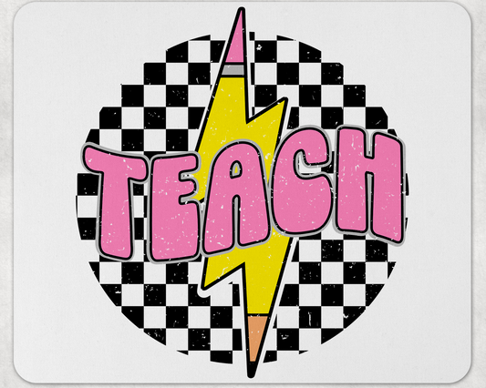 Teach retro lightning mousepad