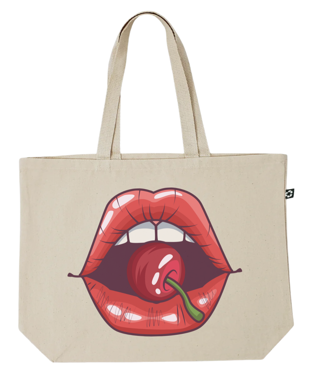 Cherry pop tote bag