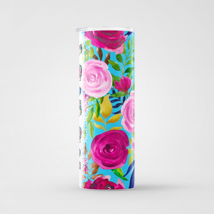 Retro mama floral 20oz tumbler