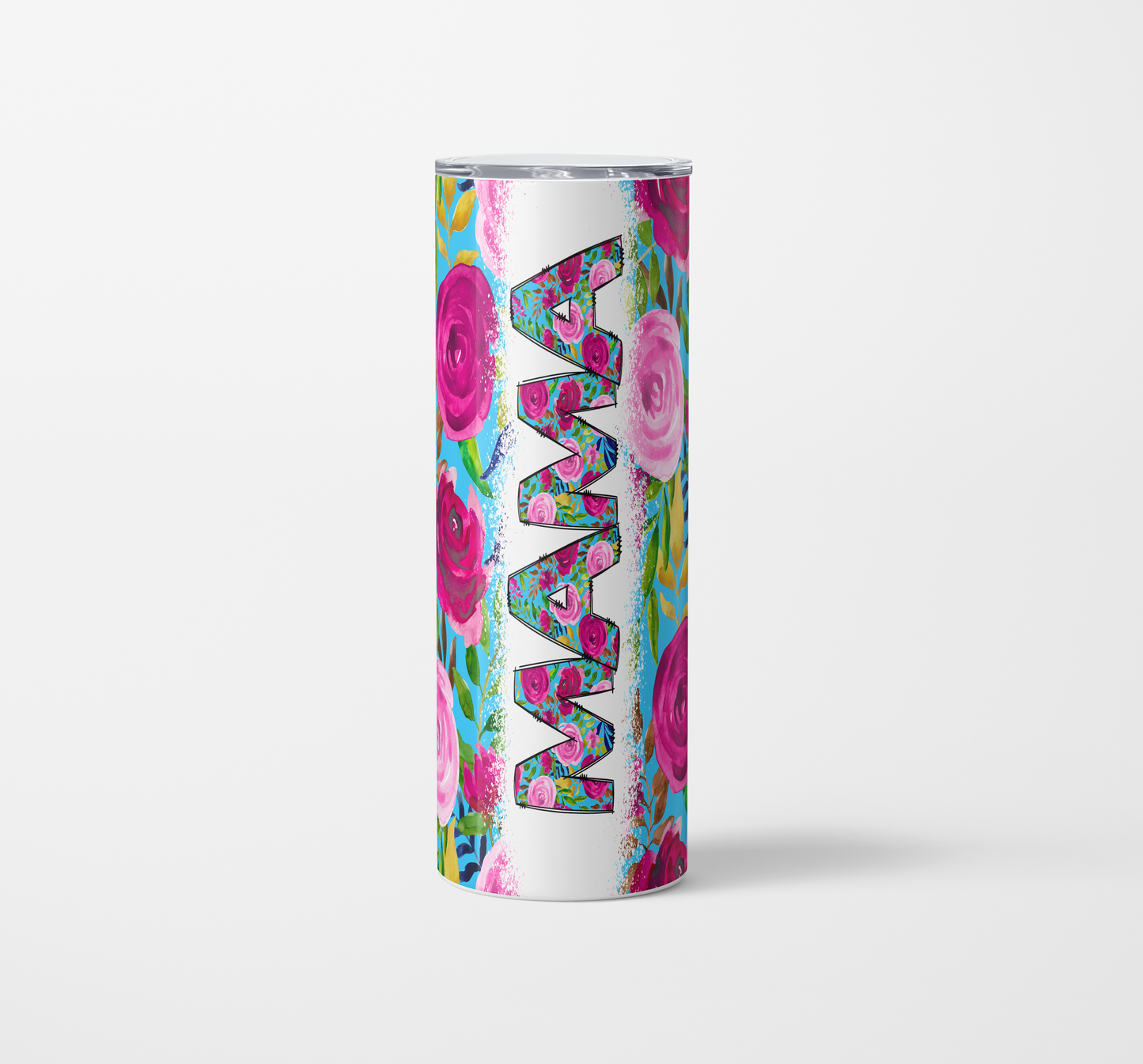 Retro mama floral 20oz tumbler