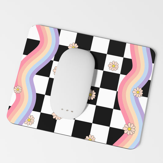 Daisy wave mousepad