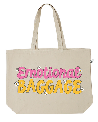 Emotional baggage tote bag