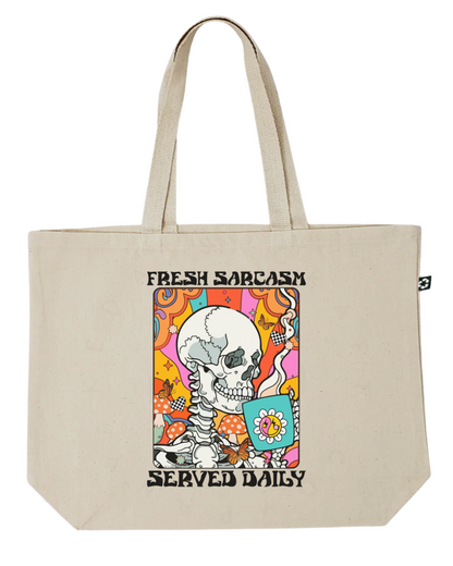 Fresh sarcasm tote bag