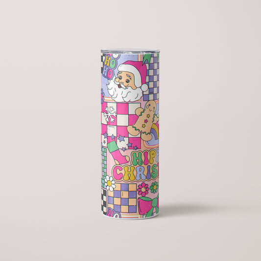 Hippie Christmas 20oz tumbler