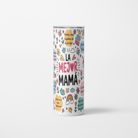La mejor mamá 20oz tumbler