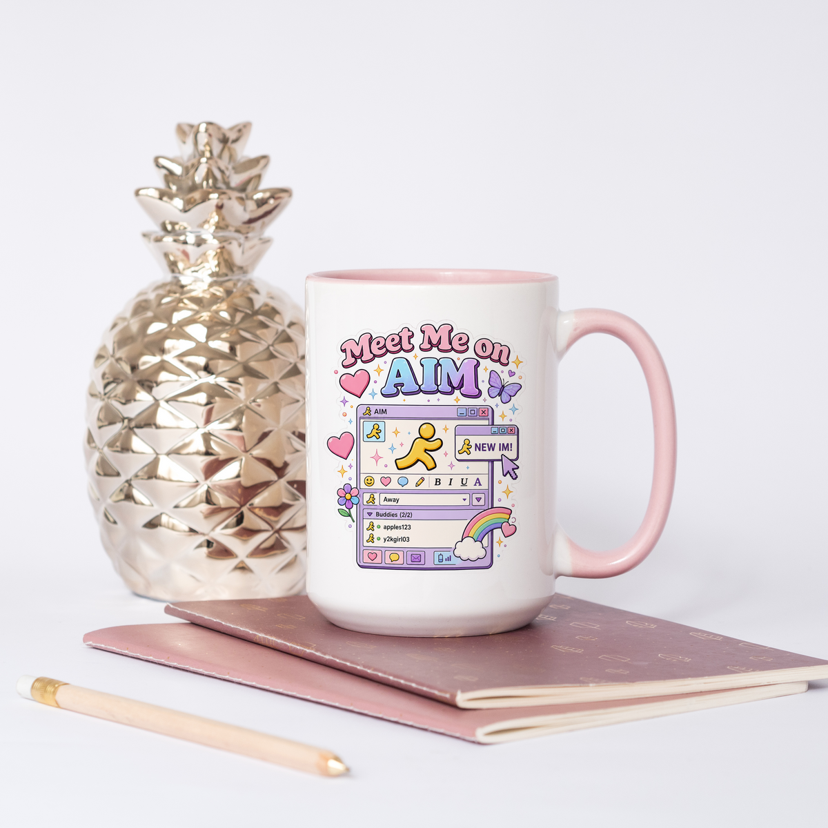 Meet me on AIM mug