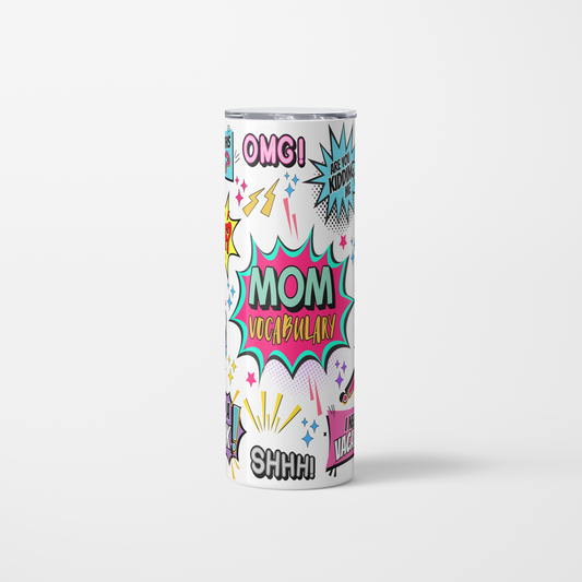 Mom vocab 20oz tumbler