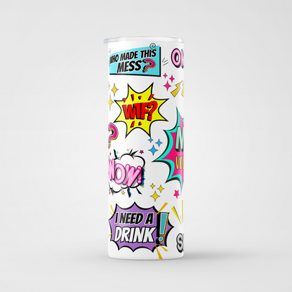 Mom vocab 20oz tumbler