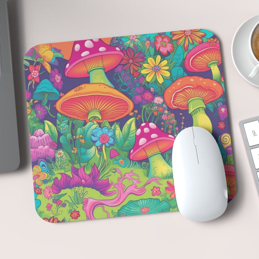 Mushroom garden mousepad