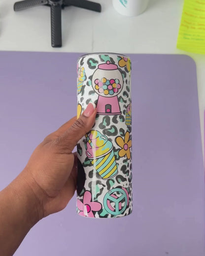 Groovy pop 20oz tumbler