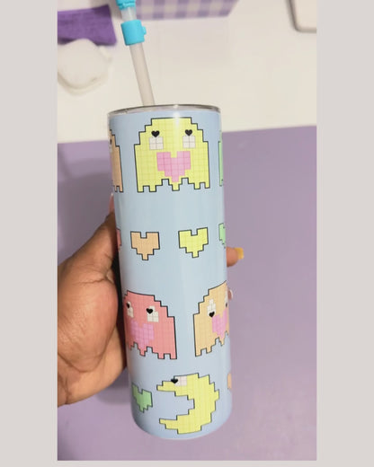 Retro arcade game 20oz tumbler