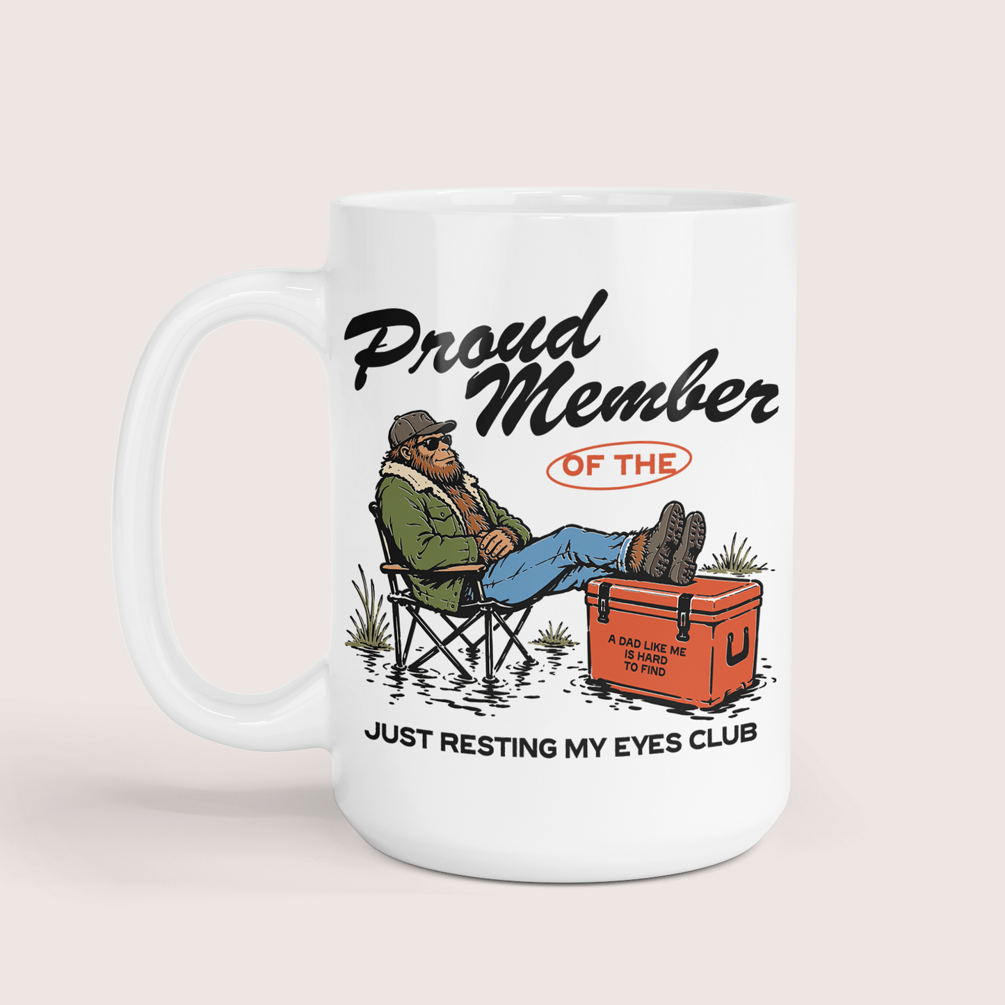 Just Resting My Eyes Club Coffee Mug