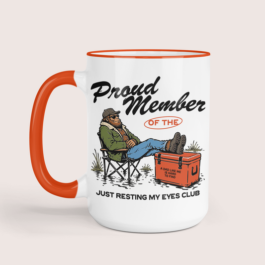 Just Resting My Eyes Club Coffee Mug