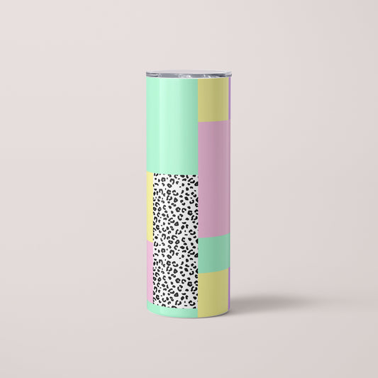 Retro Pastel Tumbler - 20oz Skinny Tumbler