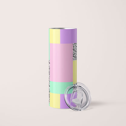 Retro Pastel Tumbler - 20oz Skinny Tumbler