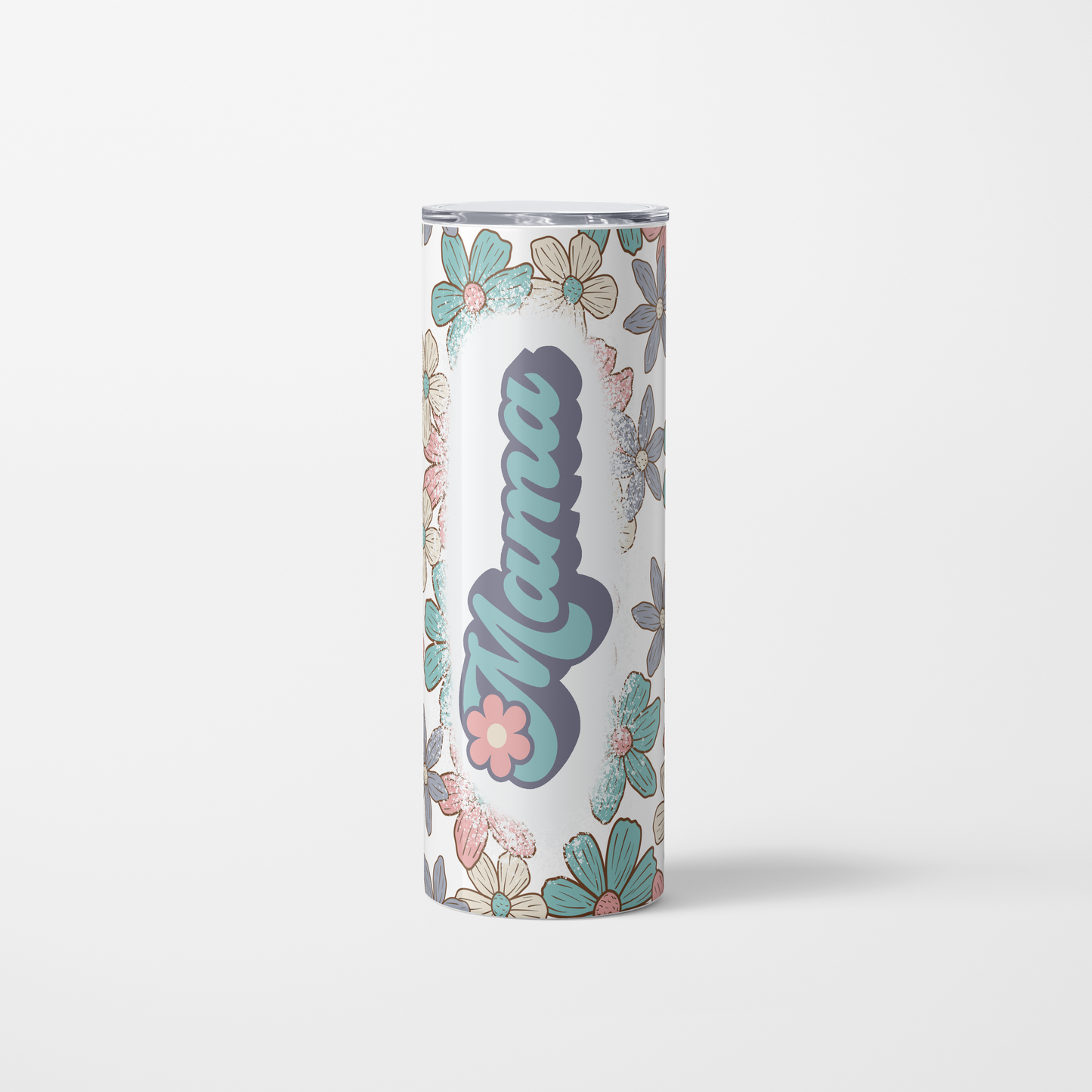 Retro mama floral 20oz tumbler
